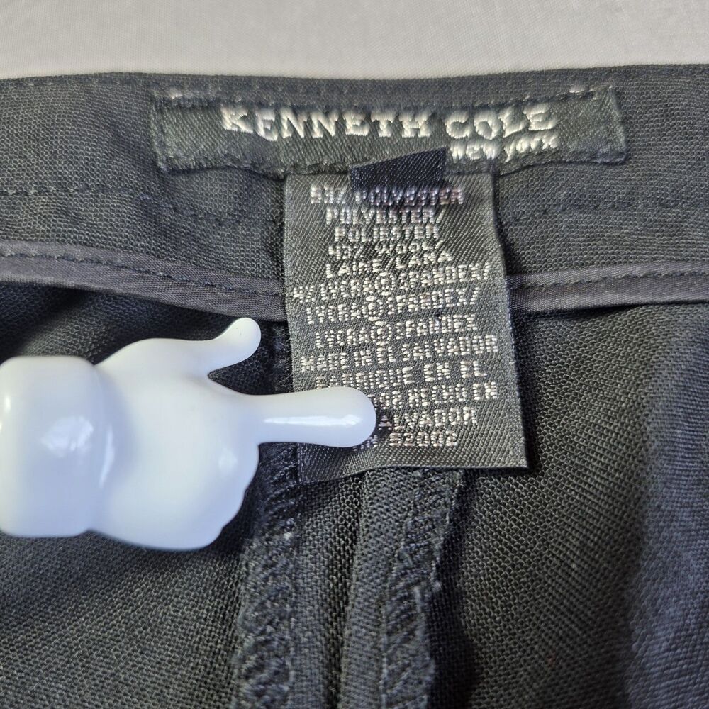 Kenneth Cole New York Dress Pants Womens Sz 12 Poly Wool Blend Front Zip Closure - Picture 6 of 7